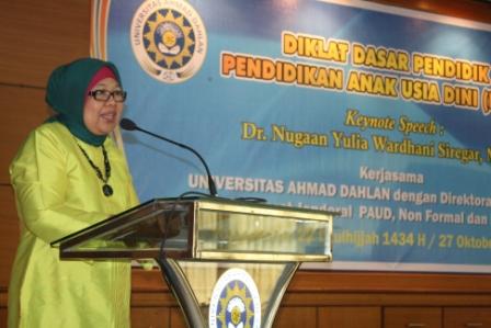 Diklat Berjenjang Pendidik PAUD Sangat Penting